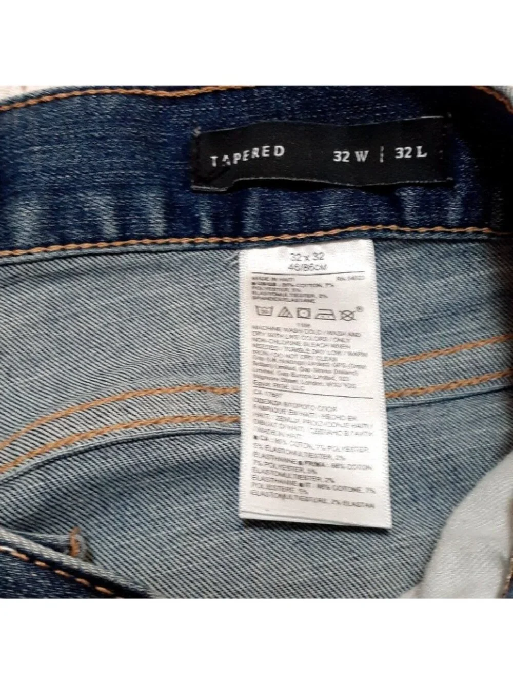 Blue Denim Jeans Banana Republic Tapered 32W x 32L